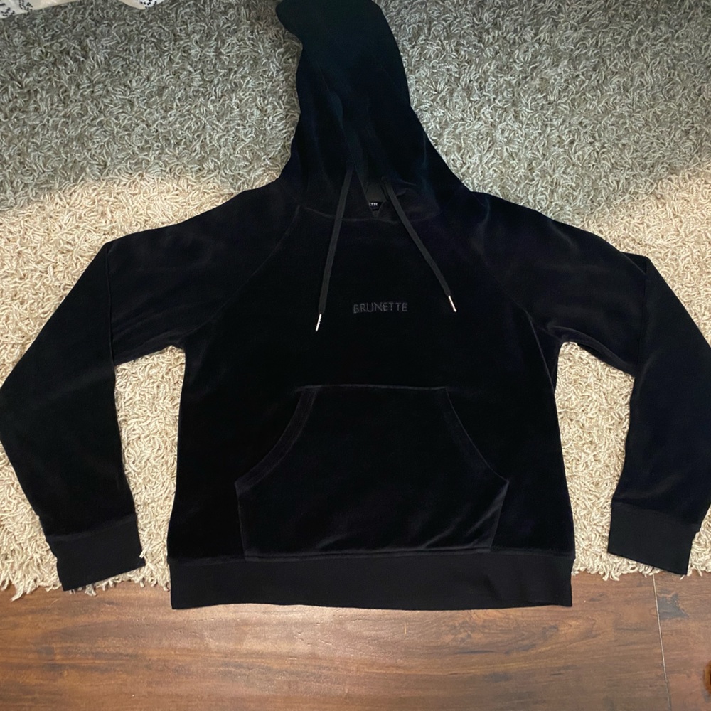 Brunette The Label Velvet Sweater